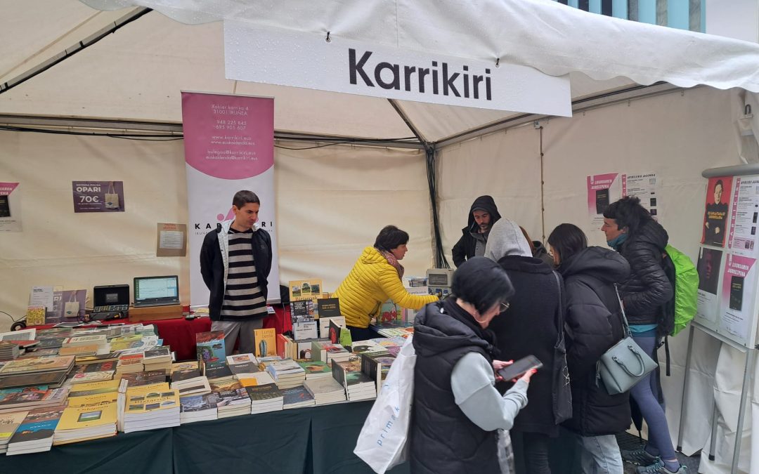 Atzo liburuaren eguna ongi ospatu genuen zuekin batera
