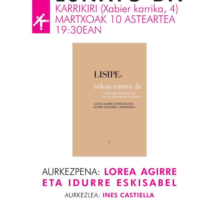 Karrikirin datorren astean: Martxoaren 10ean: LOREA AGIRRE eta IDURRE ESKISABEL (Trikua esnatu da). 11n: LEIRE ALONSO eta IRATI GOIKOETXEA (Solasaldi musikatua).